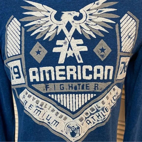 American Fighter Size Medium Long Sleeve T Shirt - Picture 2 of 9